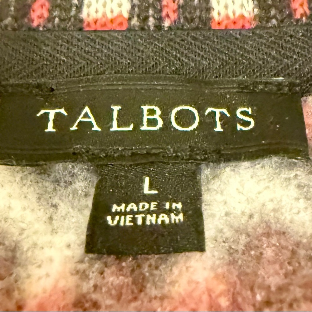 Talbots Multicolor Knit Pullover - Picture 3 of 3